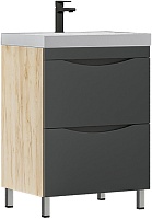 Corozo Тумба под раковину Лиана 60 дуб/графит